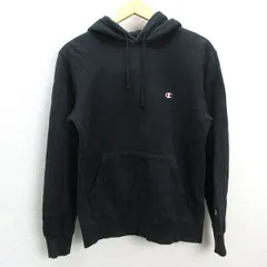 z■チャンピオン/champion  プルオーバースウェットパーカー C3-C125 【L】黒/men's/168【中古】■