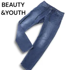 BEAUTY&YOUTH ユナイテッドアローズ 通年 USED加工★ Dropped BY パイル 5ポケット デニム パンツ ジーンズ Sz.M メンズ