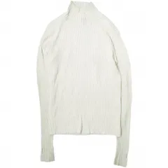 H BEAUTY&YOUTH エイチ ビューティーアンドユース RAYON RIB TURTLE NECK KNIT レーヨンリブタートルネックニット 1613-199-3518 Free ホワイト セーター プルオーバー トップス g16806