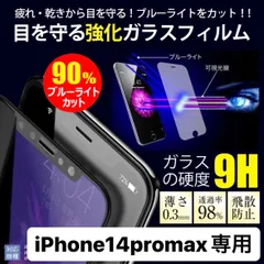 フィルム ガラスフィルム ブルーライトカット ガラスフィルム iPhone14promax アイフォン14promax 14promax  液晶保護フィルム クリアフィルム アイフォン promax プロマックス pro promax ガラス 14 14pro