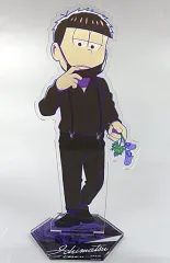 【中古】アクリルスタンド・アクリルパネル 一松 BIGアクリルスタンド ダークスーツver. 「おそ松さん」