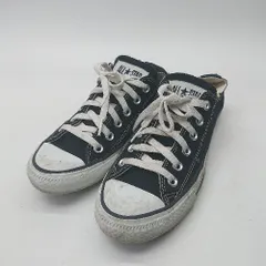 ◇ Θ CONVERSE コンバース ローカット スニーカー サイズ24.0 ブラック レディース E  【1504240002729】