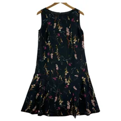 UNTITLED アンタイトル   花柄 ノースリーブワンピース size2/ブラック系