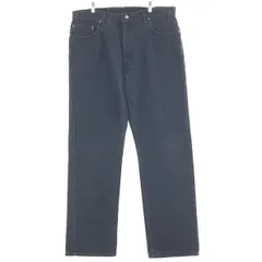 古着 00年代 リーバイス Levi's 505 REGULAR FIT STRAIGHT LEG ブラックデニム テーパードデニムパンツ USA製 メンズw39/taa000799