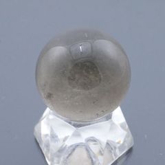 スモーキークォーツ丸玉 30.4mm 39.2g 天然石・置物 煙水晶 厄除け 除障 魔除け 破魔 台座は付属しません