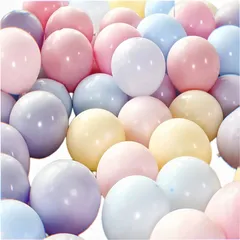 【人気商品】空気入れ付き 10インチ パステルカラー 極厚 100個セット 丸型 風船装飾セット お誕生日 アソート風船 パーティー クリスマス マカロンバルーン 結婚式 文化祭 バルーンアーチ 風船 飾り 装飾