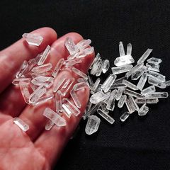 水晶ポイント、銅線