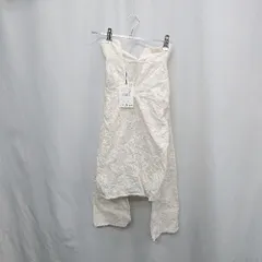 ◇ ⊂ ZARA ザラ 花柄 長袖 花柄カットソー サイズ ホワイト系 レディース E  【1505220011496】