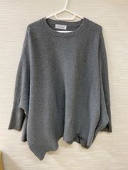 A【A4-70】◇OTO.HA     02サイズ　　　ニット　セーター　　グレー