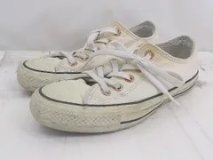 ◇ CONVERSE コンバース ALL STAR 100 LD COLORS 5CK933 スニーカー シューズ サイズ23.0cm オフホワイト系 レディース E  【1304180003318】