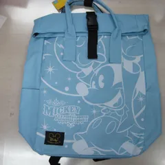 ディズニー　ミッキーマウス　リュック　バックパック　水色
