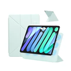 【人気商品】iPad mini7 ケース(A17 Pro、2024) iPad mini 第7/6世代 ケース (2024/2021) SANDUODD 8.3インチ ケース 強力マグネット吸着 横置＆縦置 角度調整可能 三角形スタンド 安定感 Pencil