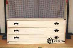桐たんす 総桐たんす 3段 着物用 肥前桐民芸 国産品  KT-3 桐箪笥