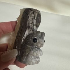 水晶クラスターのリス🐿️さんフォロワー様クーポン発行中✨