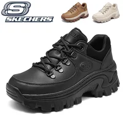 スケッチャーズ スニーカー レディース 厚底 黒 レースアップ ハイソール ハイカットスニーカー ミドルカット ショートブーツ ハイソール ランニングシューズ 靴 歩きやすい ウォーキングシューズ 50代 運動靴 疲れない 軽量 白 秋 軽量 177226