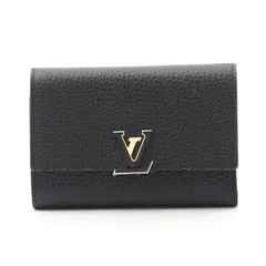 ルイ・ヴィトン LOUIS VUITTON 三つ折り財布 ポルトフォイユ カプシーヌ コンパクト M62157 ノワール/ホットピンク レザー ポルトフォイユ・カプシーヌコンパクト