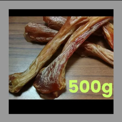 国産　無添加　馬アキレス500g＋牛肺キューブ50g×4P