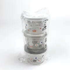 ミッフィー miffy フラワー ジョイント式容器 3Pセット 保存容器 キッチン