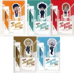 【中古】アクリルスタンド・アクリルパネル 全5種セット 「呪術廻戦カフェ2024 渋谷事変 ミニキャラアクリルスタンド」