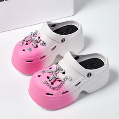 厚底 サンダル crocs クロックス ジビッツ 韓国 y2k ギャル 地雷 厚底 サンダル crocs クロックス ジビッツ 韓国 y2k ギャル 地雷