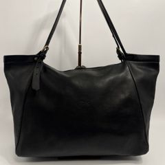 美品 イルビゾンテ ショルダーバッグ 2way レザー 黒 ダブルファスナー 