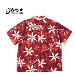STAR OF HOLLYWOOD スターオブハリウッド 半袖 シャツ TYPEWRITER COTTON OPEN SHIRT “BLUE HAWAII” SH39493