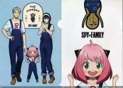 【中古】クリアファイル 集合 A4クリアファイル2枚セット 「SPY×FAMILY POP UP SHOP ＠いちばんプラザ」 