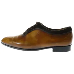 Berlutiイエローブラウン レザー シューズ ラバーソール BERLUTI - 美品 ベルルッティ Berluti レザーシューズ ホール