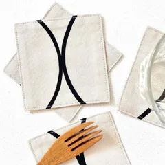 5 コットンコースター　4枚セット