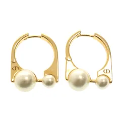 Christian Dior (クリスチャンディオール) Tribales New Look ピアス スモール トライバルニュールック フェイクパール ゴールド GP アクセサリー