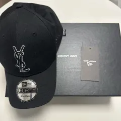 YSL サンローラン　9FORTY ブラックキャップ アジャスタブル YSL ブラック キャップ 9FORTY アジャスタブル YSL サンローラン