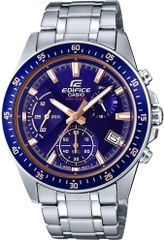 CASIO  EFV-540D-2A 腕時計 メンズ EDIFICE ブルー シルバー 並行輸入品