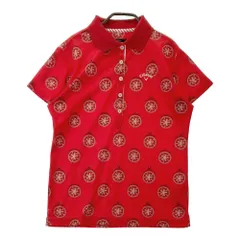 サイズ：L CALLAWAY キャロウェイ  半袖ポロシャツ トマト柄 レッド系 [240101389770]# ゴルフウェア レディース ストスト