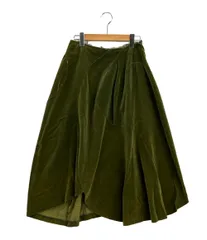 COMME des GARCONS ひざ丈スカート カーキ 2005525E0061 COMME des GARCONS（コムデギャルソン）中古・古着オンライン