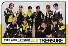 treasure トレジャー グッズ ポストカード セット ( ポストカード 12枚 + ステッカー 3枚 ) 15点セット