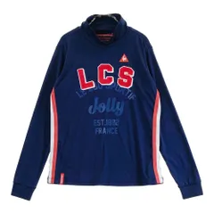 サイズ：L LE COQ GOLF ルコックゴルフ  ハイネック 長袖Tシャツ  ネイビー系 [240101500613] ゴルフウェア レディース ストスト