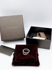 GUCCI/グッチ　interlocking/インターロッキング　Gロゴ　リング/指輪　11号　シルバー925　AUC002