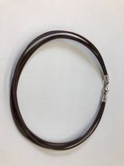 レザーチョーカー（牛革・濃茶）新品未使用品