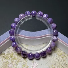 天然石★【チャロアイト】★ブレスレット 天然石B  9.3-9.6mm ZB3447