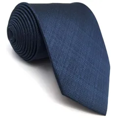 【数量限定】無地 シルク 青い ネクタイ ビジネス メンズ 正式な使用 SHLAX&WING