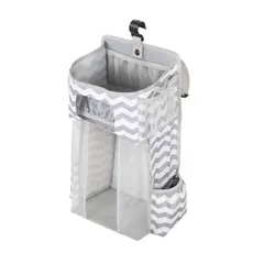 ★即日発送★Doyime おむつストッカー ベビーベッド 収納 オムツ収納 ベビーベッド収納袋 小物収納ケース 多機能吊り袋 大容量 仕切りの設計 ベビー用品 おむつポーチ 大容量 小物入れ ハンギング収納袋 雑物収納 出産祝い 保育園