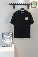 【今日WTO】LOEWE クラシック小ロゴタオル刺繍 T シャツ-IL85