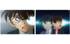 【中古】クリアファイル E.江戸川コナン 場面写A4クリアファイル2枚セット 「名探偵コナン 黒鉄の魚影」