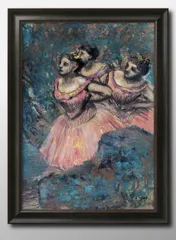 エドガー・ドガ、ベレリの家族、希少画集画、新品額装付