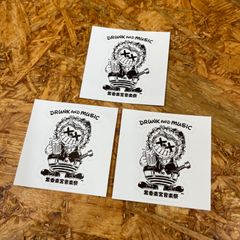 【公式】RADIOTS / YOSHIYAxxx氏 イラストデザイン 紫香楽宮音楽祭オフィシャル ペケニコくんステッカー 3枚セット シール