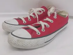 ◇ CONVERSE コンバース ALL STAR オールスター ローカットスニーカー シューズ サイズ23ｃｍ レッド レディース E  【1304140018796】