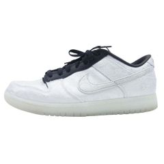 NIKE ナイキ FN0315-110 × Fragment フラグメント × CLOT クロット フェイクバスターズ鑑定済 Dunk Low Black and White ダンク ロー ブラック アンド スニーカー ホワイト系 28.5cm【中古】