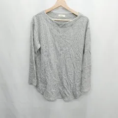◇ ⊇ ◎ BEAUTY&YOUTH UNITED ARROWS ワッフル素材 長袖 ニットカットソー 表記なし グレ－ レディース E  【1409240057024】
