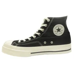 未使用 CONVERSE コンバース ALL STAR SQUARETOE HI オールスター スクエアトウ ハイ キャンバス スニーカー 27.5cm ブラック メンズ 古着 中古 USED