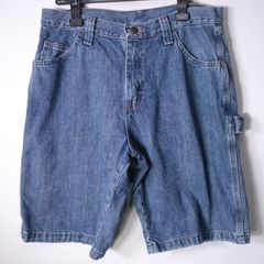 ラングラー Wrangler デニムパンツ ショートジーンズ ワーク W32 ズボン ボトムス 古着